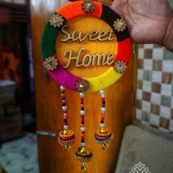 Handicraft Wall hanging "sweet home"