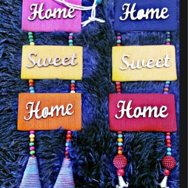 Handicraft Wall hanging "home sweet home"