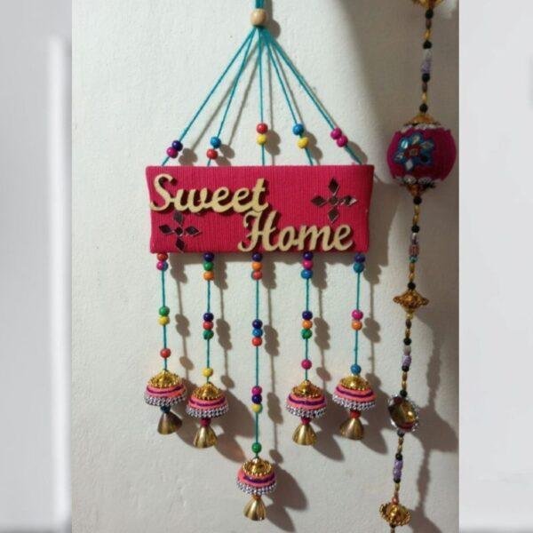 Wall hanging - handicraft  "home sweet home