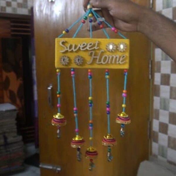 Wall hanging - handicraft  "home sweet home - Image 3